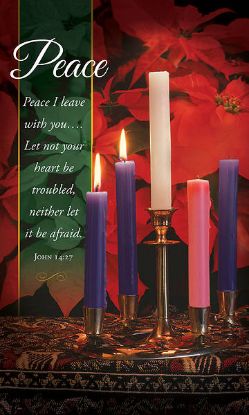 Picture of Peace I leave with You Advent Banner 3x5 Fabric