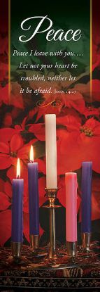 Picture of Peace I leave with You Advent Banner 2x6 Fabric