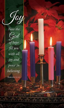 Picture of Joy Now the God of Hope Advent Banner 3x5 Fabric