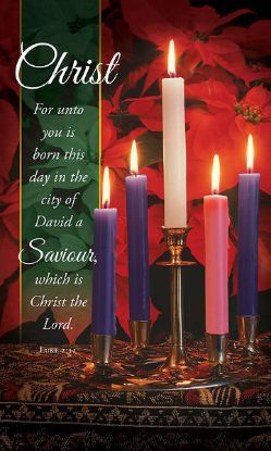 Picture of Christ Unto You is Born Advent Banner 3x5 Fabric