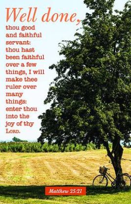 Picture of Funeral Bulletin Good and Faithful PKG 100
