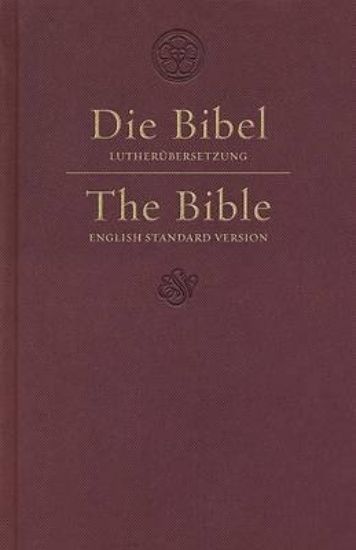 Picture of ESV German/English Parallel Bible (Luther/ESV, Dark Red)