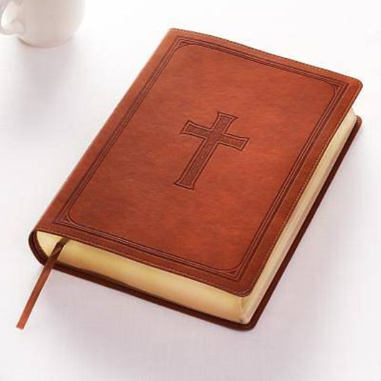 Picture of KJV Super Giant Print Lux-Leather Tan