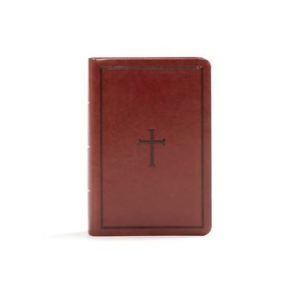 Picture of KJV Large Print Compact Reference Bible, Brown Leathertouch