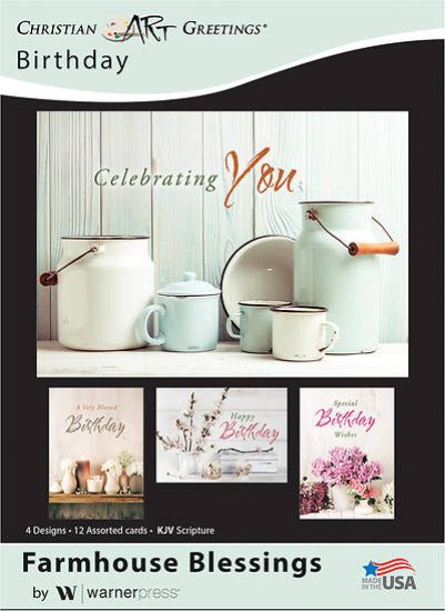 Picture of Farmhouse Blessings Birthday Boxed Cards