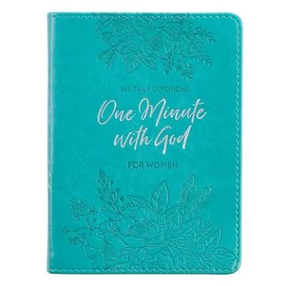 Picture of Devotional Luxleather One-Minute with God for Women