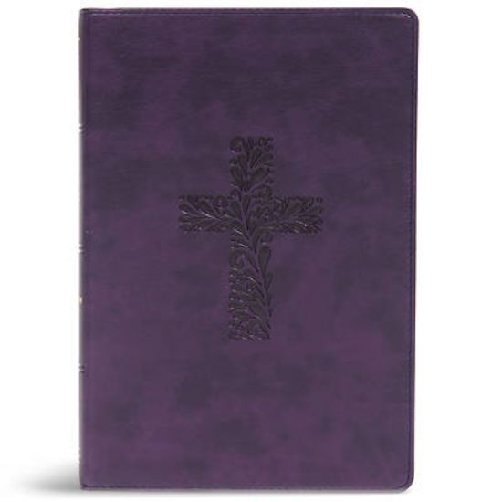 Picture of KJV Rainbow Study Bible, Purple Leathertouch