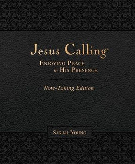 Picture of Jesus Calling Note-Taking Edition, Leathersoft, Black, with Full Scriptures