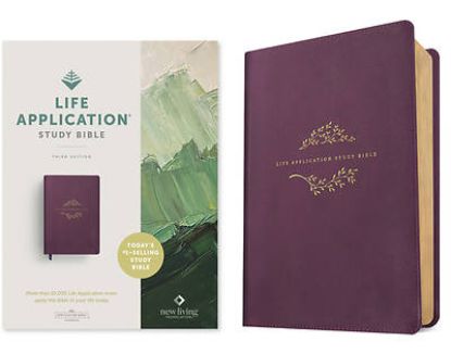 Picture of NLT Life Application Study Bible, Third Edition (Red Letter, Leatherlike, Purple)
