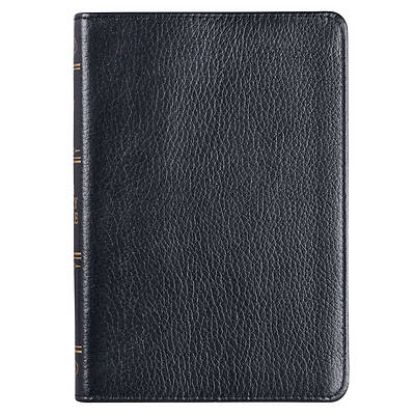Picture of KJV Compact Bible Black Full Grain Leather