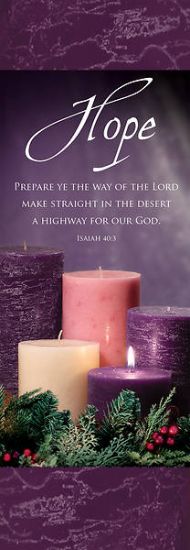 Picture of Advent Week 1 2' x 6' Vinyl Banner Isaiah 40:3