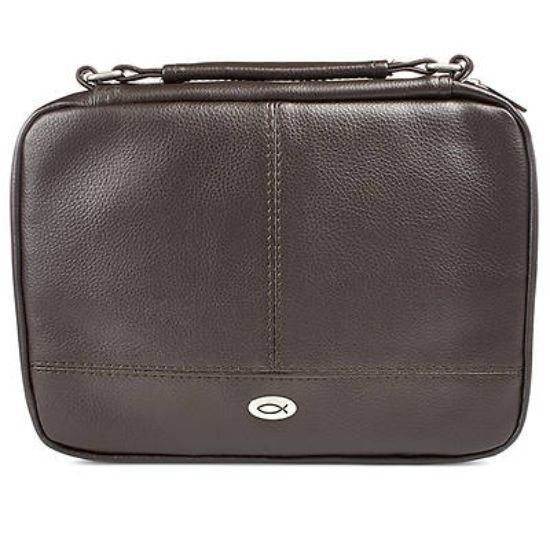 Picture of Two-Fold Luxleather Organizer Brn SM