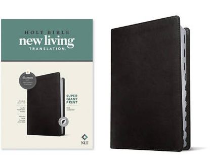 Picture of NLT Super Giant Print Bible, Filament Enabled Edition (Red Letter, Leatherlike, Black, Indexed)
