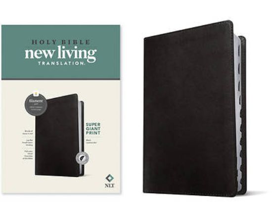 Picture of NLT Super Giant Print Bible, Filament Enabled Edition (Red Letter, Leatherlike, Black, Indexed)