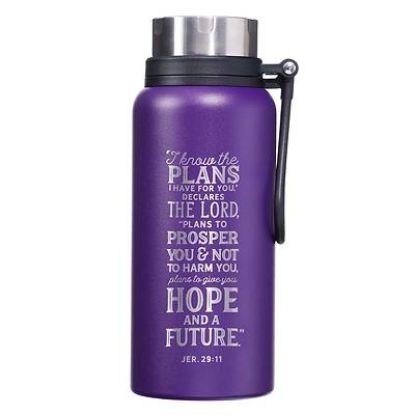 Picture of Stainless Steel Water Bottle I Know the Plans Jeremiah 29