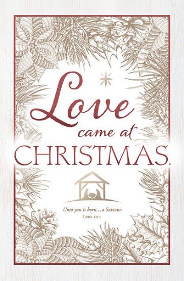 Picture of Love Came at Christmas Regular Size Bulletin