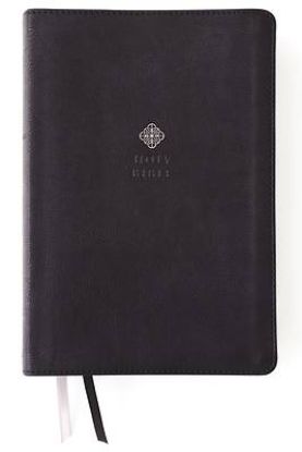 Picture of Niv, Men's Devotional Bible, Large Print, Leathersoft, Black, Comfort Print