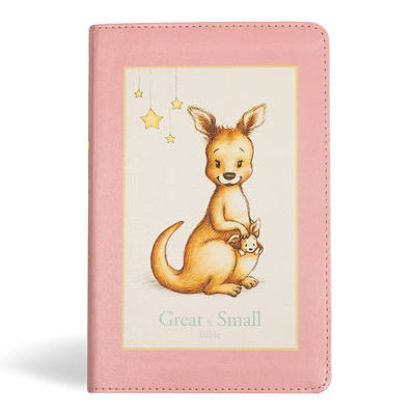 Picture of KJV Great and Small Bible, Pink Leathertouch