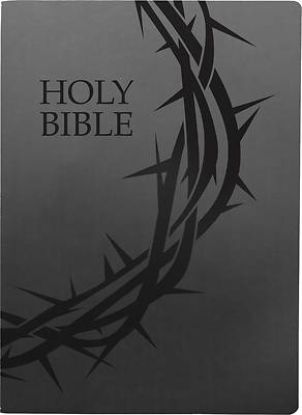 Picture of Kjver Holy Bible, Crown of Thorns Design, Large Print, Black Ultrasoft