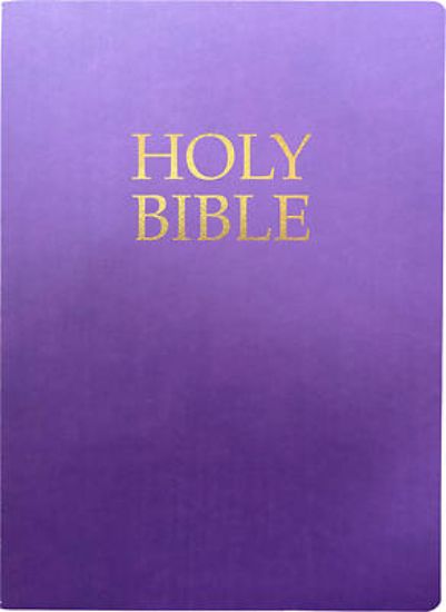 Picture of Kjver Holy Bible, Large Print, Royal Purple Ultrasoft