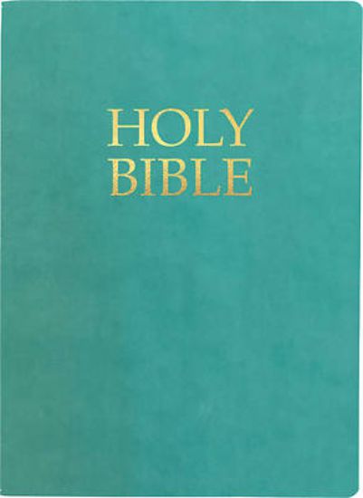Picture of Kjver Holy Bible, Large Print, Coastal Blue Ultrasoft
