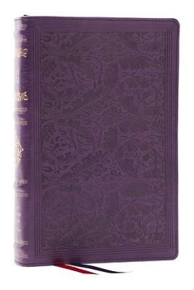 Picture of RSV Personal Size Bible with Cross References, Purple Leathersoft, (Sovereign Collection)