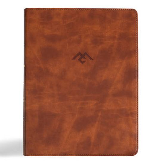 Picture of CSB Men of Character Bible, Revised and Updated, Brown Leathertouch, Indexed