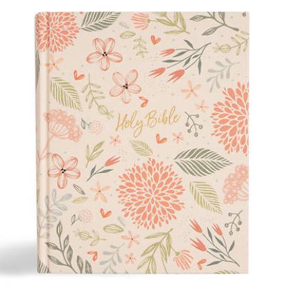Picture of CSB Notetaking Bible, Expanded Reference Edition, Floral Cloth Over Board