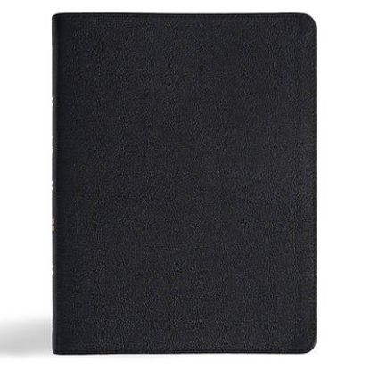 Picture of CSB Men of Character Bible, Revised and Updated, Black Genuine Leather