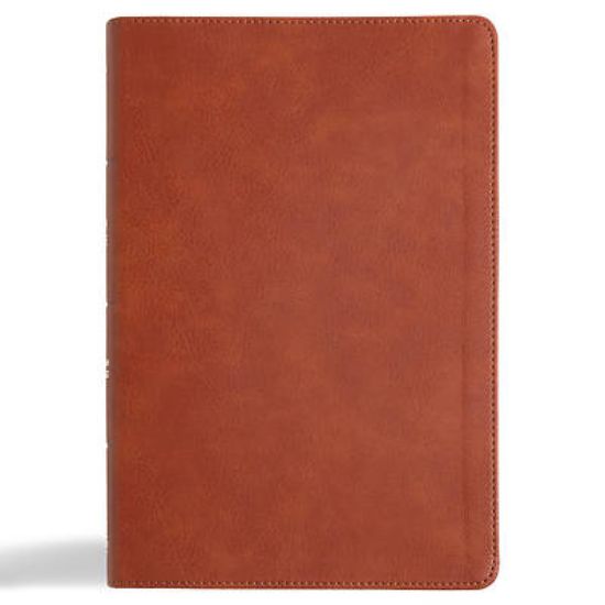 Picture of CSB Giant Print Reference Bible, Digital Study Edition, Burnt Sienna Leathertouch