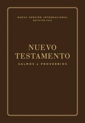 Picture of Nvi, Nuevo Testamento de Bolsillo, Con Salmos Y Proverbios, Leatherflex, Café