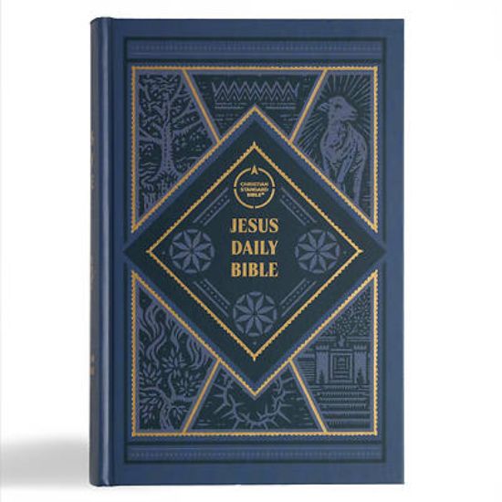 Picture of CSB Jesus Daily Bible, Hardcover