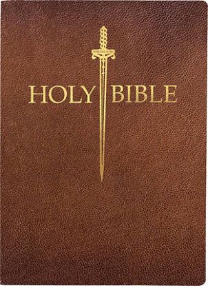 Picture of KJV Sword Bible, Large Print, Acorn Bonded Leather, Thumb Index