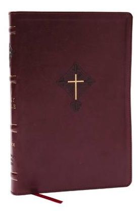 Picture of Rsv2ce, Thinline Large Print Catholic Bible, Crimson Leathersoft, Comfort Print