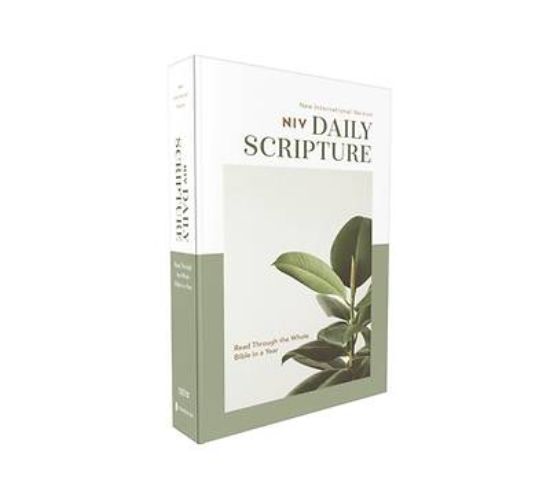 Picture of Niv, Daily Scripture, Paperback, White/Sage, Comfort Print