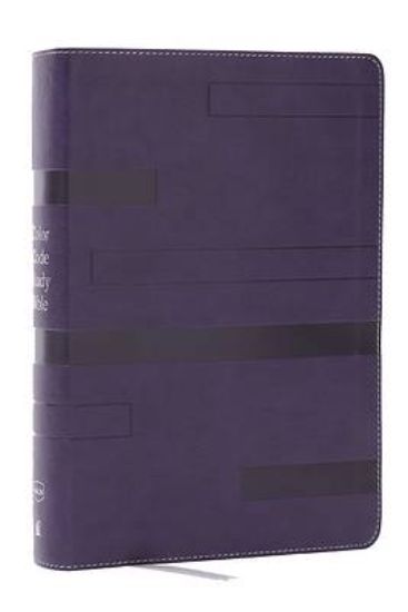Picture of Color Code Study Bible, Revealing God's Truth Color by Color (Nkjv, Purple Leathersoft, Red Letter)