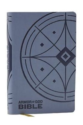 Picture of KJV Armor of God Bible, Blue/Gray Leathersoft (Children's Bible, Red Letter, Comfort Print, Holy Bible)