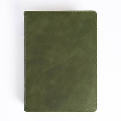 Picture of CSB She Reads Truth Bible, Holman Handcrafted Collection, Olive Premium Calfskin