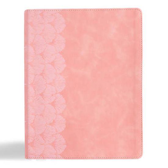 Picture of KJV Notetaking Bible, Large Print Edition, Soft Pink Leathertouch