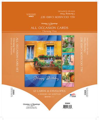 Picture of Charming Views All Occasion Cards - Box of 12