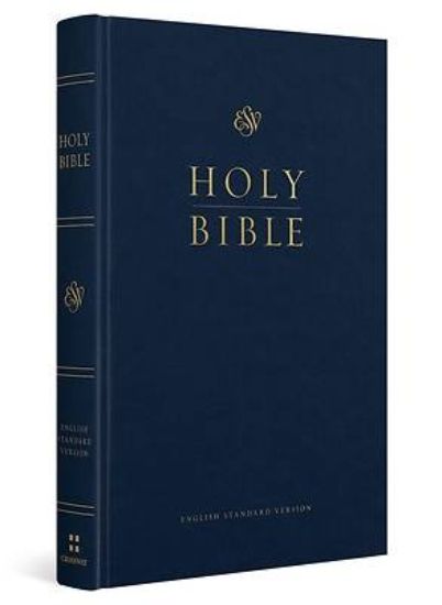 Picture of ESV Church Bible, Large Print (Hardcover, Blue)
