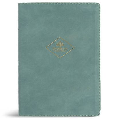 Picture of CSB Women's Study Bible, Earthen Teal Suedesoft Leathertouch