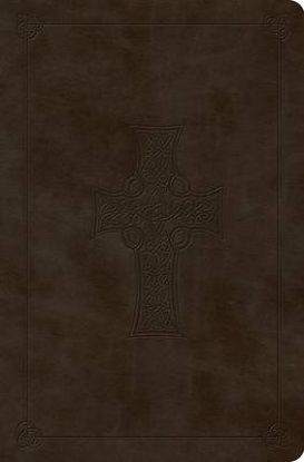 Picture of ESV Value Compact Bible (Trutone, Olive, Celtic Cross Design)