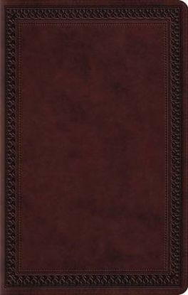 Picture of ESV Premium Gift Bible (Trutone, Mahogany, Border Design)