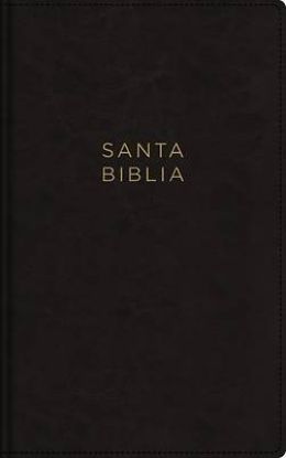 Picture of Nbla, Santa Biblia, Ultrafina, Letra Grande, Tamaño Manual, Leathersoft, Negro, Palabras de Jesús En Rojo, Con Cierre