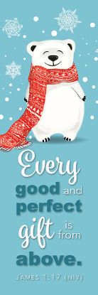 Picture of Kids Christmas Gift from Above Bookmark