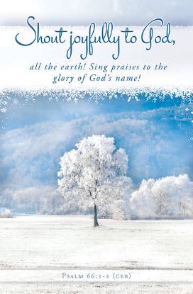 Picture of Shout Joyfully Winter Bulletin