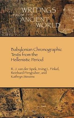 Picture of Babylonian Chronographic Texts from the Hellenistic Period