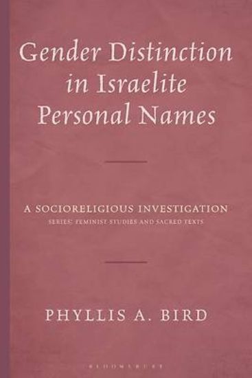 Picture of Gender Distinction in Israelite Personal Names