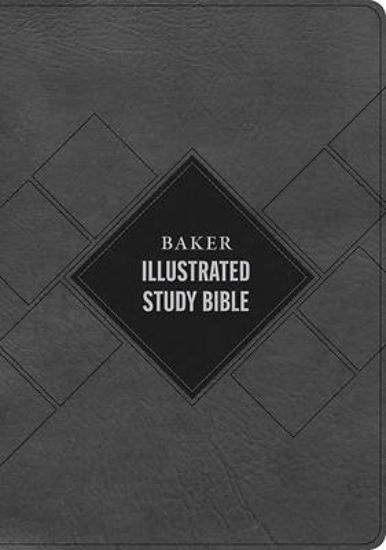 Picture of CSB Baker Illustrated Study Bible, Charcoal Leathertouch